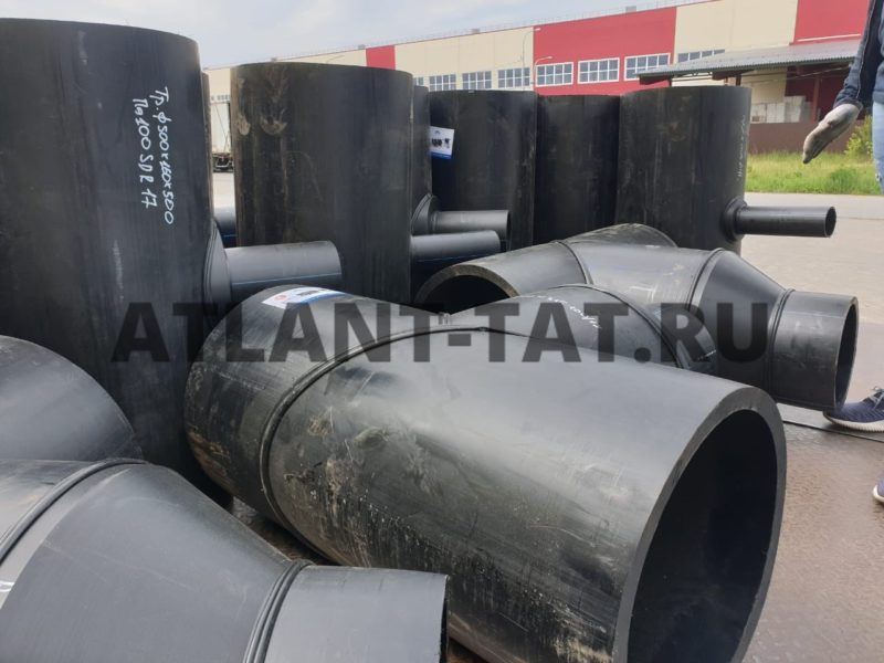 Тройник косой равнопроходной 45-60° D63мм купить со склада в Москве или доставка по РФ