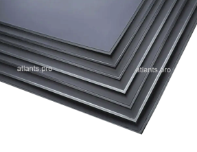 ПНД лист 1500х3000мм (черный) отгрузка с завода самовывозом или доставкой на объект