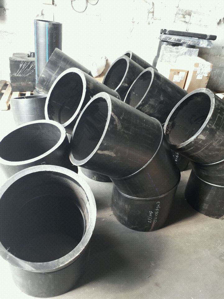 Отвод 2-х сегментный 5-45° D110мм купить со склада в Москве или доставка по РФ