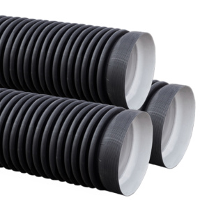 Труба гофрированная  ПЭ с раструбом SN8 - SN9  DN 110/94