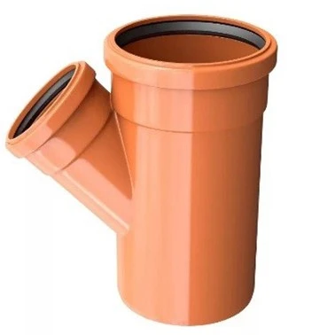 Тройник НПВХ 45° Dn 110*110 ХЕМКОР